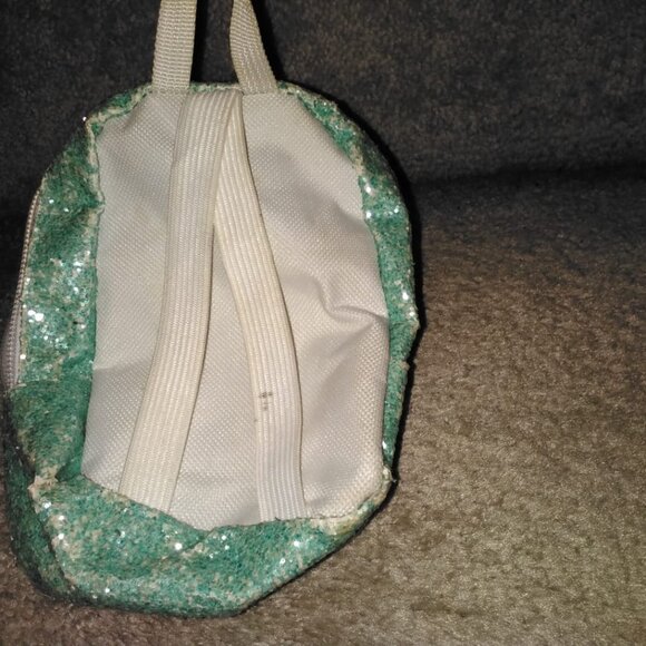 Blue sequin mini backpack - Picture 2 of 3